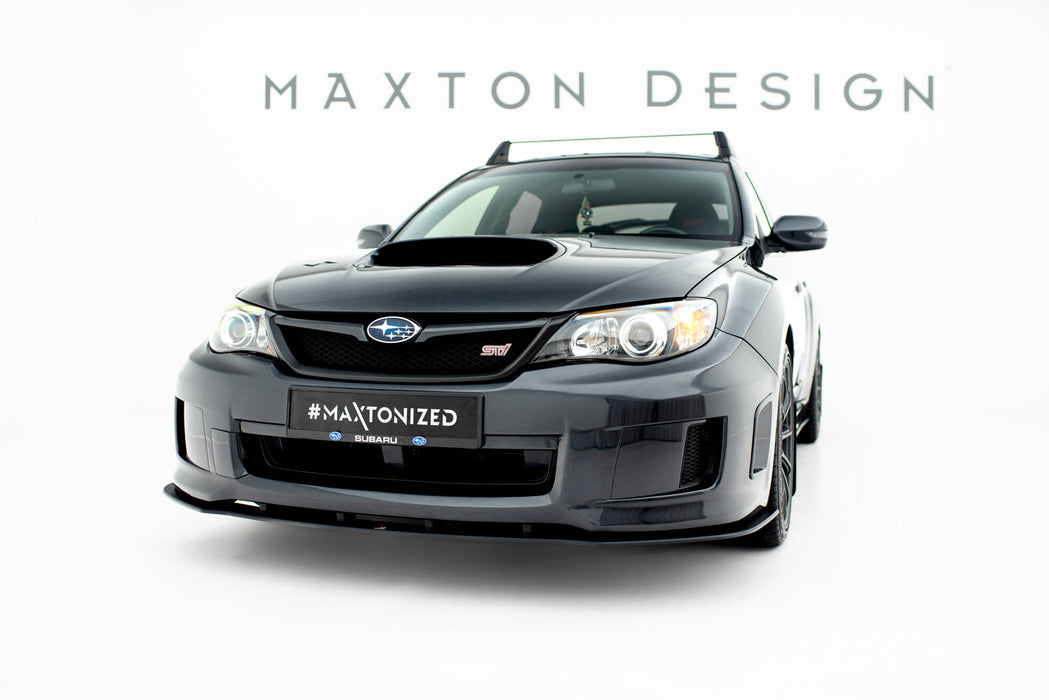 Maxton Design Street Pro Front Splitter Subaru Impreza WRX STI Mk3 Facelift