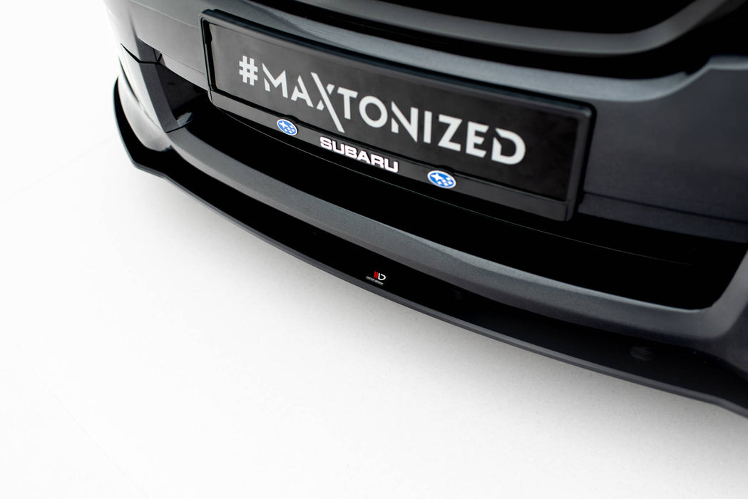 Maxton Design Street Pro Front Splitter Subaru Impreza WRX STI Mk3 Facelift