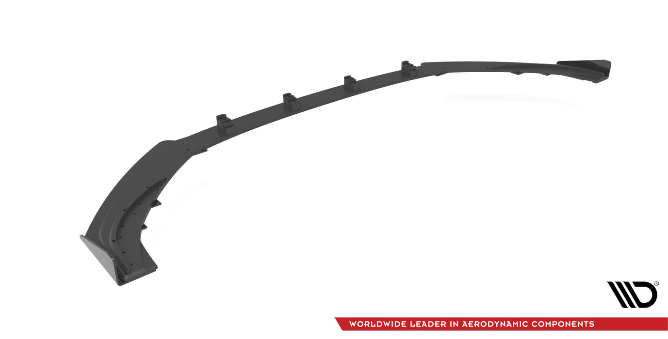 Maxton Design Street Pro Front Splitter V.1 + Flaps Audi S3 / A3 S-Line Sportback 8V Facelift