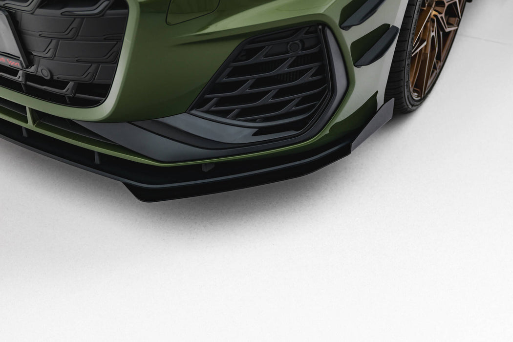 Maxton Design Street Pro Front Splitter V.1 + Flaps Audi S3 Sportback / A3 S-line Sportback 8Y Facelift