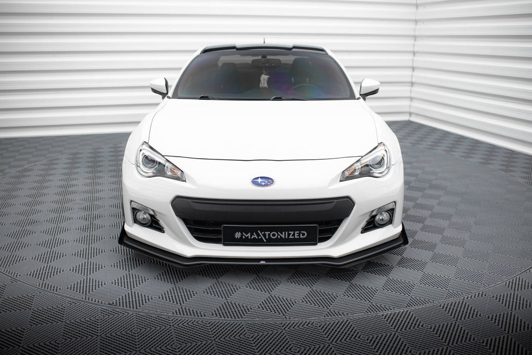 Maxton Design Street Pro Front Splitter V.1 + Flaps Subaru BRZ Mk1