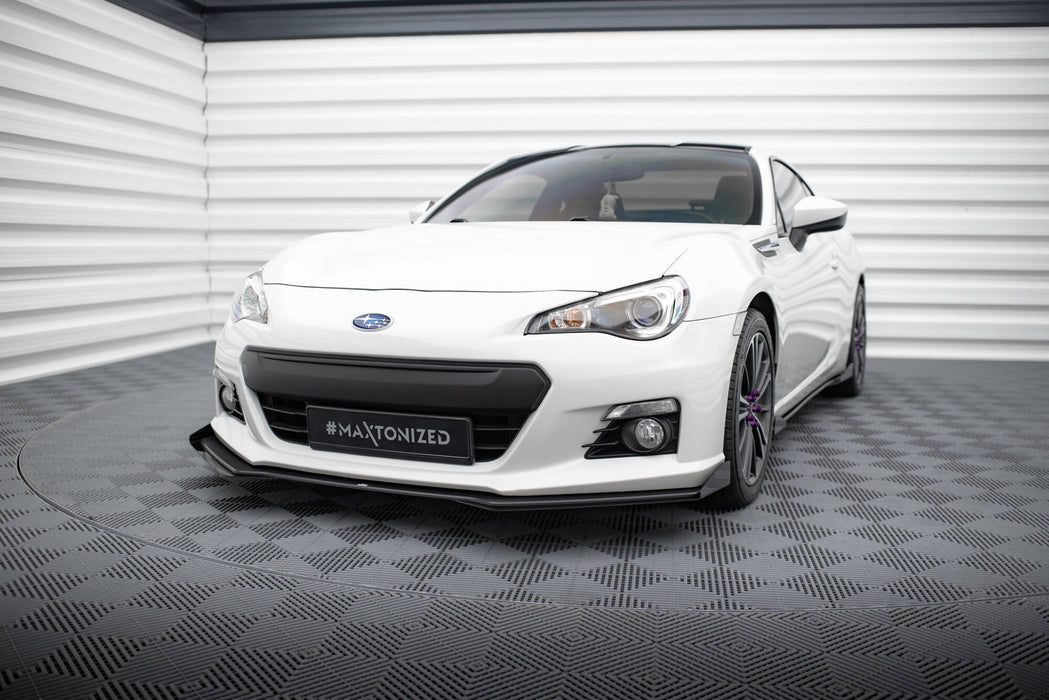 Maxton Design Street Pro Front Splitter V.1 + Flaps Subaru BRZ Mk1