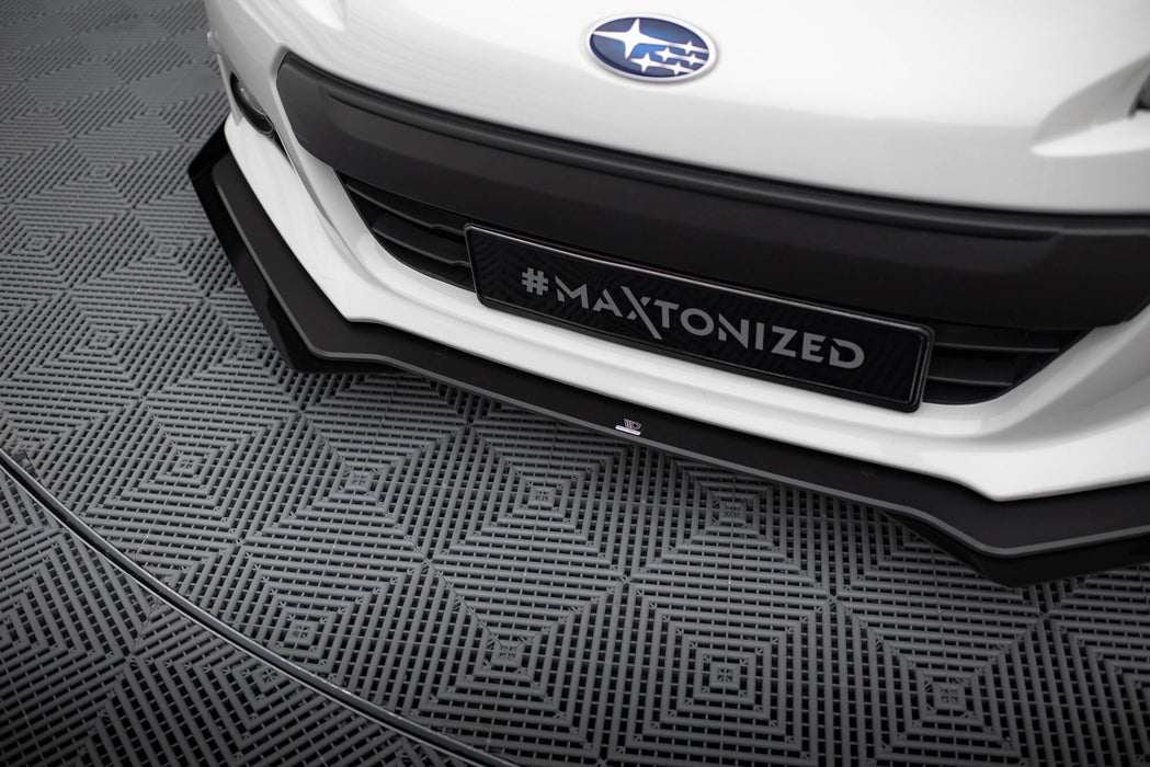 Maxton Design Street Pro Front Splitter V.1 + Flaps Subaru BRZ Mk1