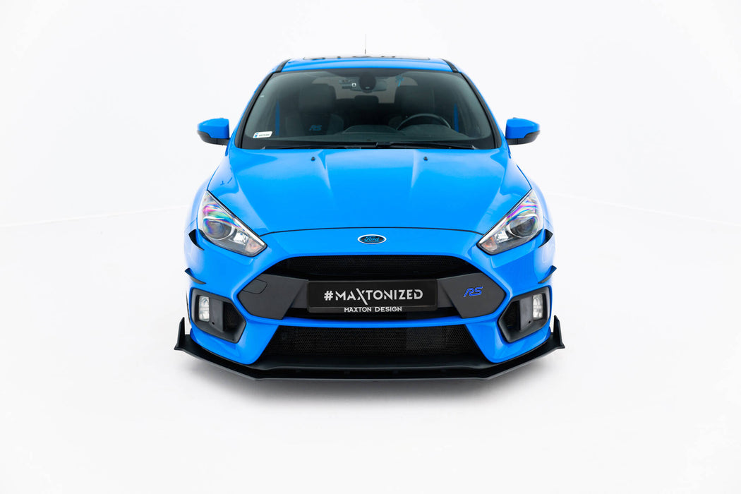 Maxton Design Street Pro Front Splitter V.2 Ford Focus RS Mk3