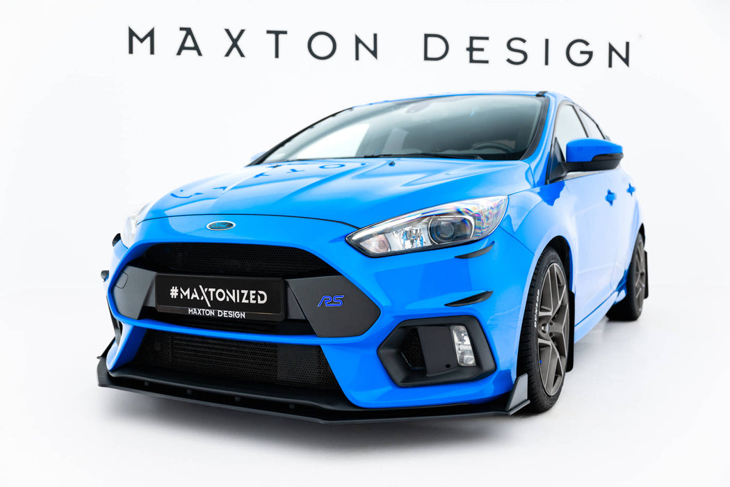 Maxton Design Street Pro Front Splitter V.2 Ford Focus RS Mk3