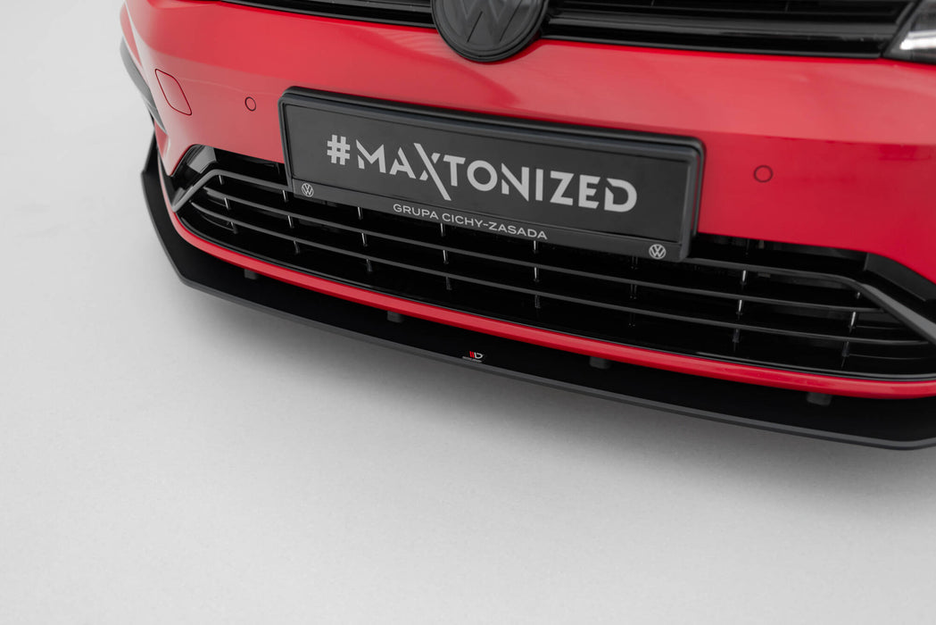 Maxton Design Street Pro Front Splitter V.2 Volkswagen Golf R / R-Line Mk7 Facelift