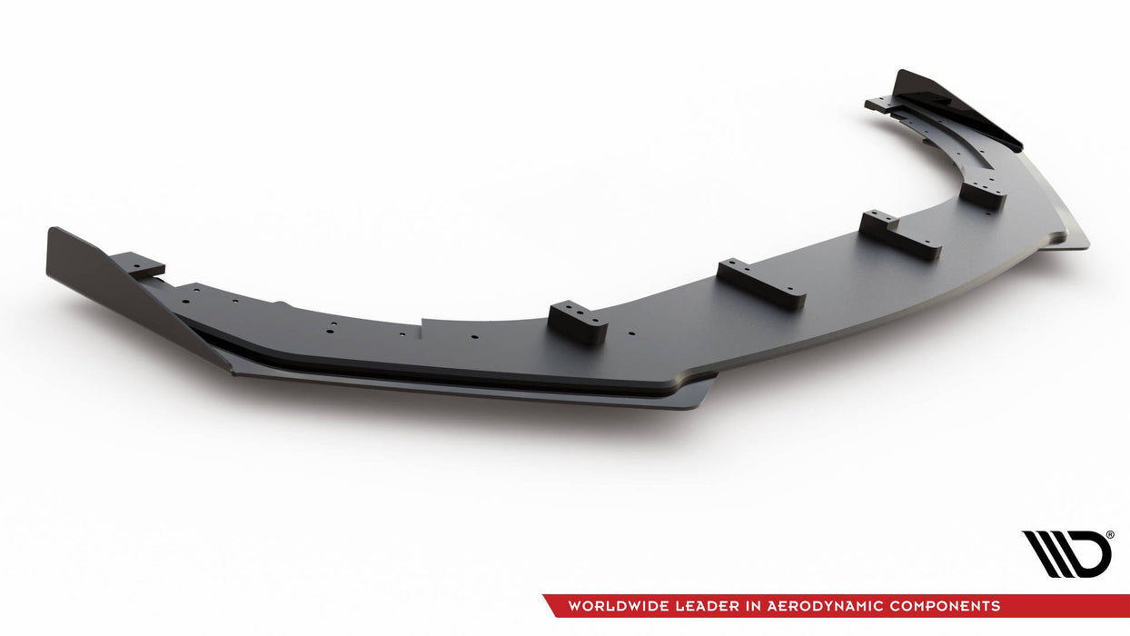 Maxton Design Street Pro Front Splitter V.3 + Flaps Volkswagen Golf GTI Mk6
