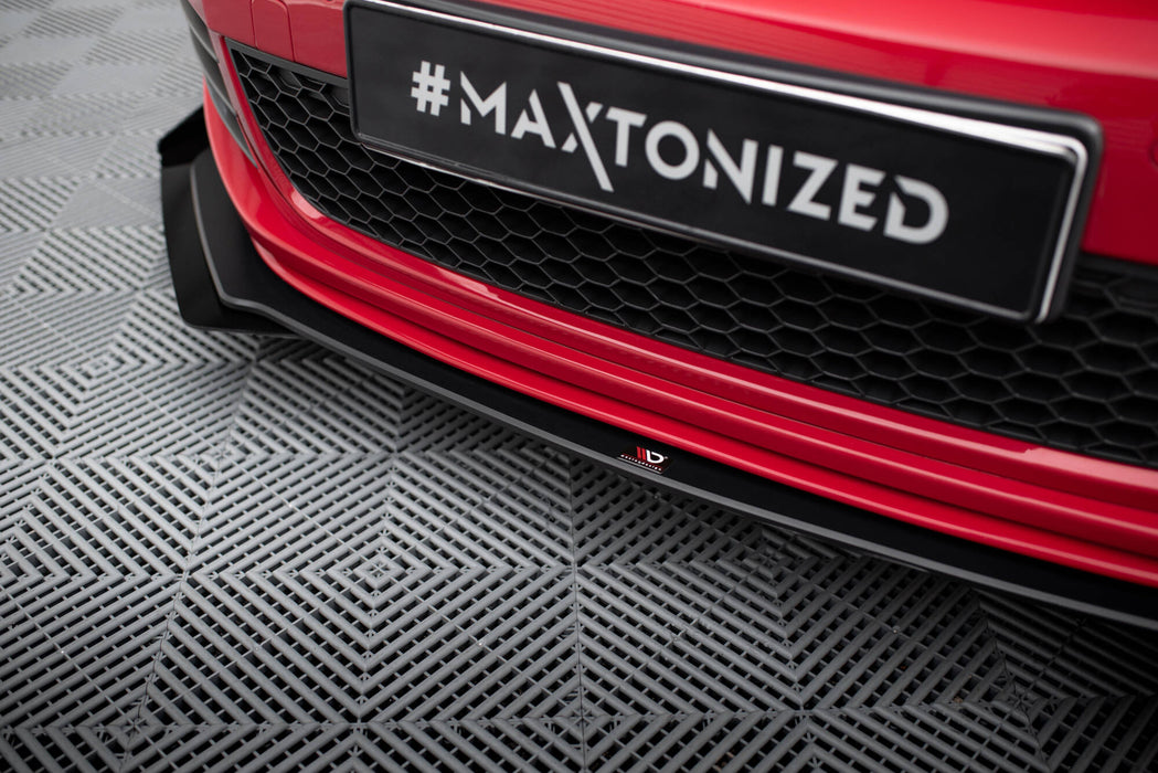 Maxton Design Street Pro Front Splitter V.3 + Flaps Volkswagen Golf GTI Mk6