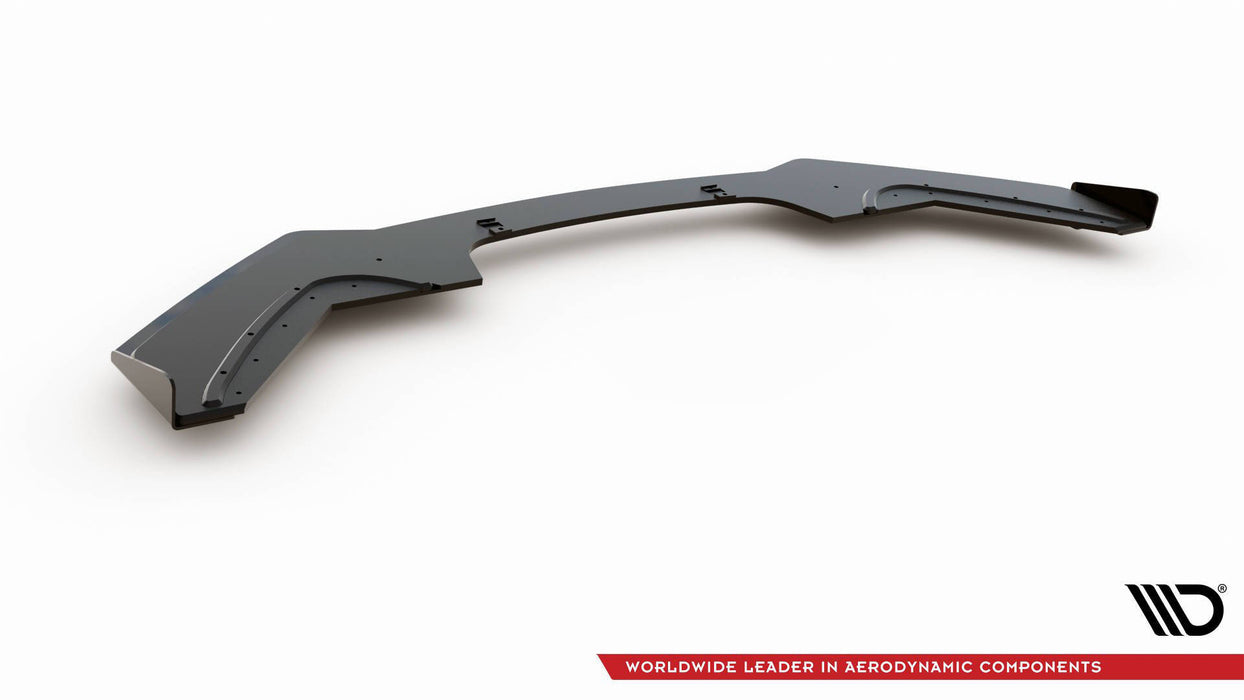 Maxton Design Street Pro Front Splitter V.3 + Flaps for BMW 1 F20 M-Pack Facelift / M140i