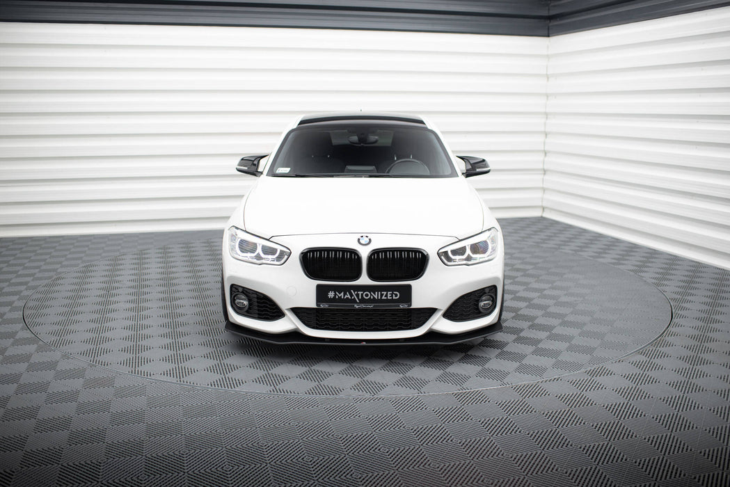 Maxton Design Street Pro Front Splitter V.3 for BMW 1 F20 M-Pack Facelift / M140i