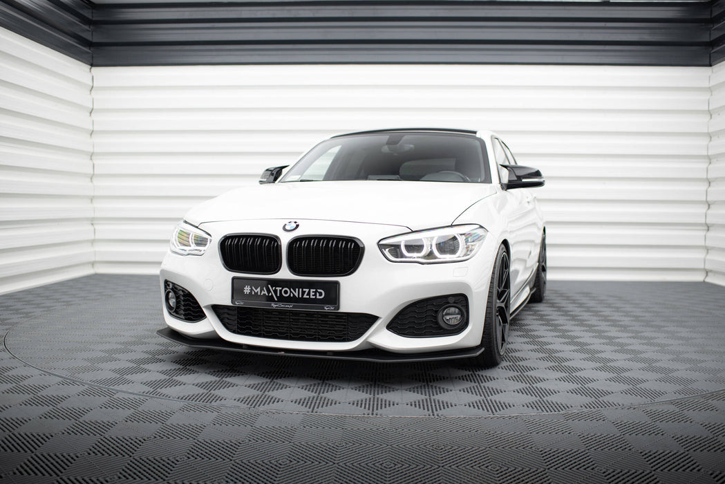 Maxton Design Street Pro Front Splitter V.3 for BMW 1 F20 M-Pack Facelift / M140i