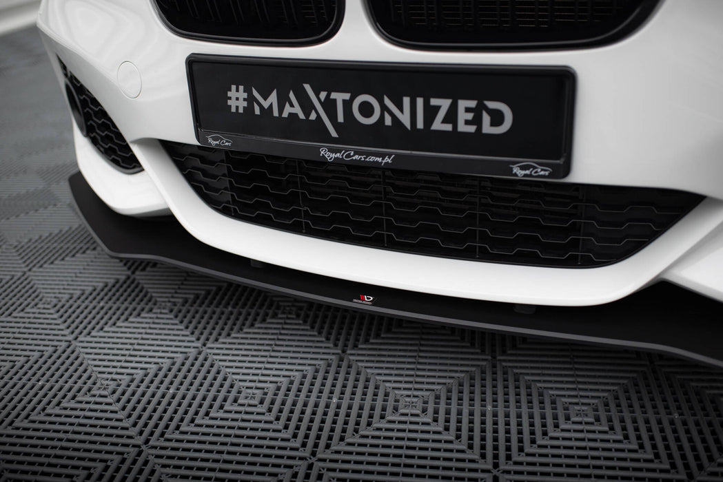 Maxton Design Street Pro Front Splitter V.3 for BMW 1 F20 M-Pack Facelift / M140i