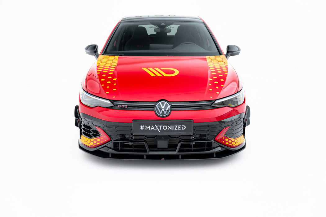 Maxton Design Street Pro Front Splitter Volkswagen Golf GTI Clubsport Mk8 Facelift