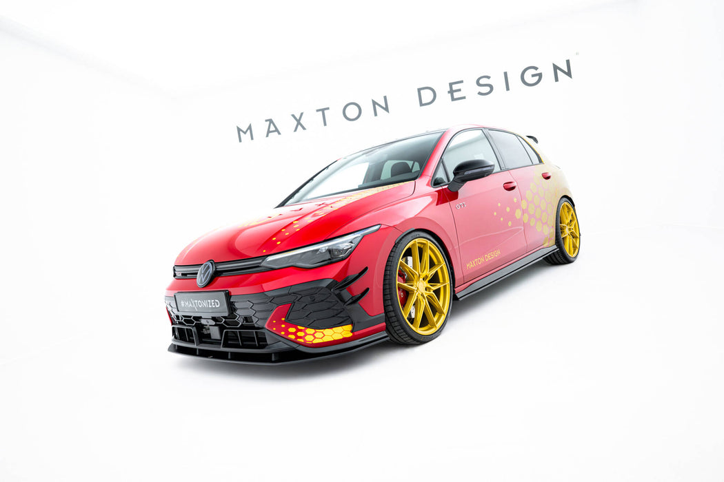Maxton Design Street Pro Front Splitter Volkswagen Golf GTI Clubsport Mk8 Facelift