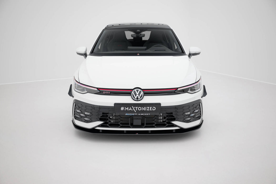 Maxton Design Street Pro Front Splitter Volkswagen Golf GTI / GTE / R-Line Mk8 Facelift