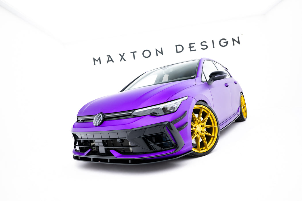 Maxton Design Street Pro Front Splitter Volkswagen Golf R Mk8 Facelift