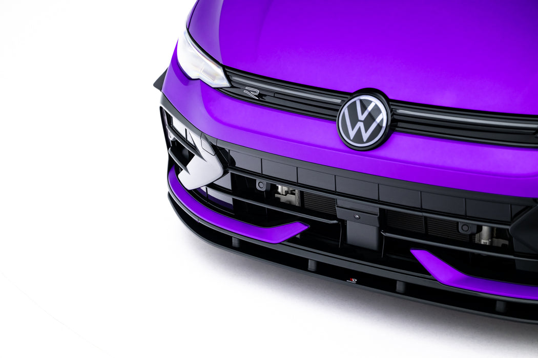 Maxton Design Street Pro Front Splitter Volkswagen Golf R Mk8 Facelift