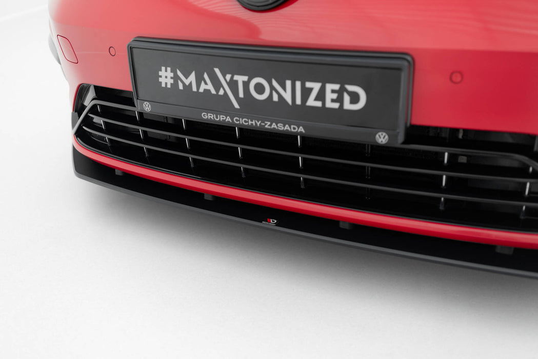 Maxton Design Street Pro Front Splitter Volkswagen Golf R / R-Line Mk7 Facelift