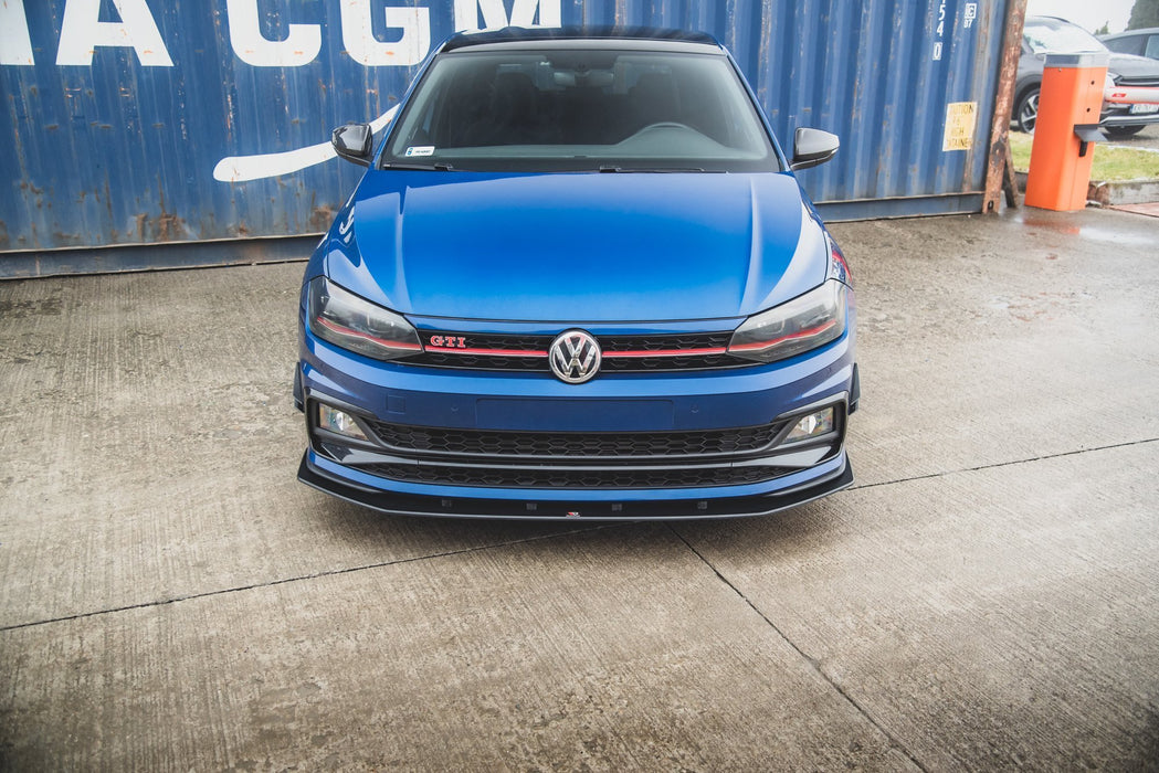 Maxton Design Street Pro Front Splitter Volkswagen Polo GTI Mk6