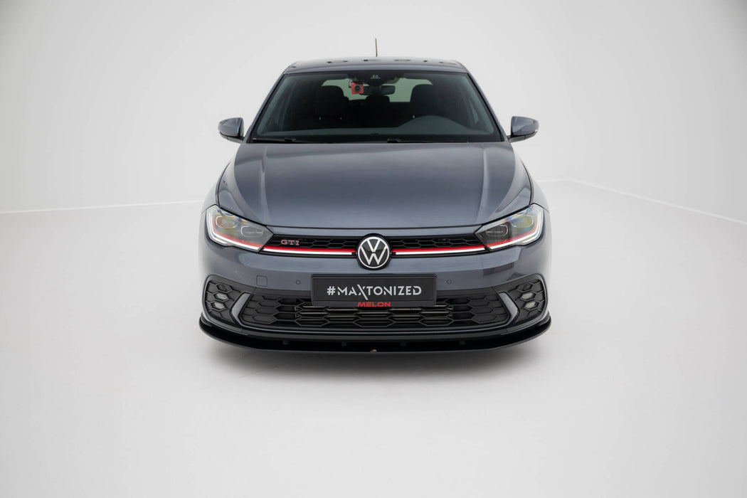 Maxton Design Street Pro Front Splitter Volkswagen Polo GTI Mk6 Facelift