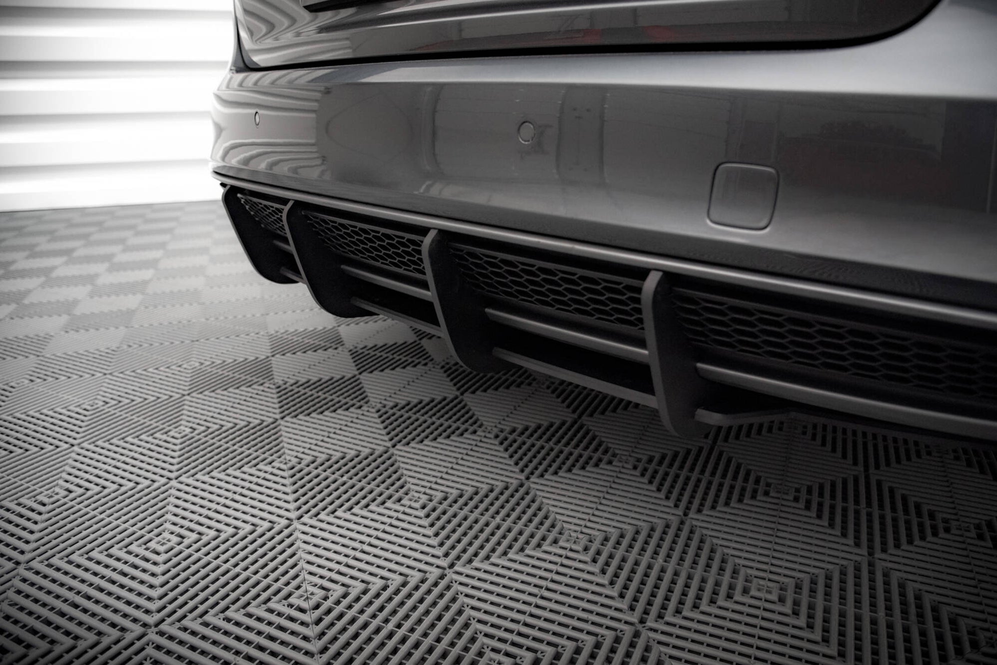 Maxton Design Street Pro Rear Diffuser Audi A4 S-Line B8 Facelift ...