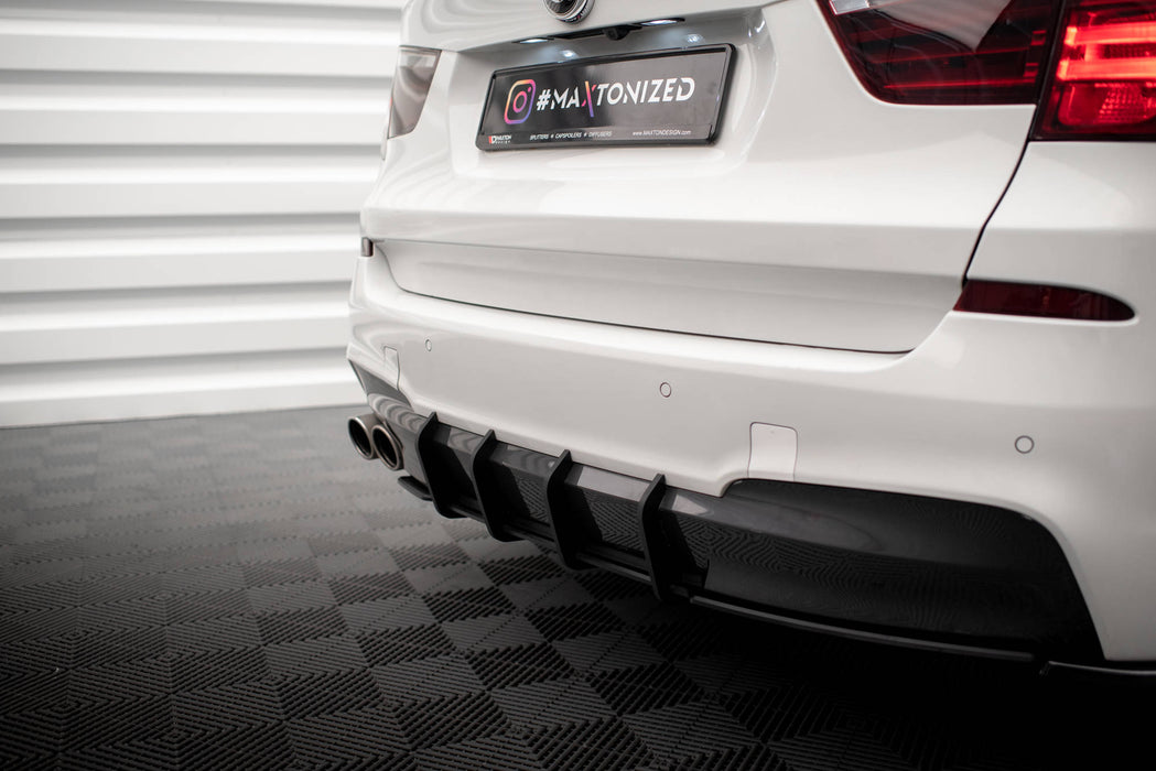 Maxton Design Street Pro Rear Diffuser BMW X3 M-Pack F25