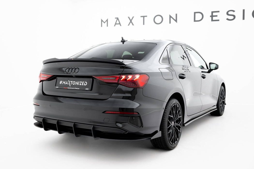 Maxton Design Street Pro Rear Diffuser + Flaps Audi A3 Sedan 8Y