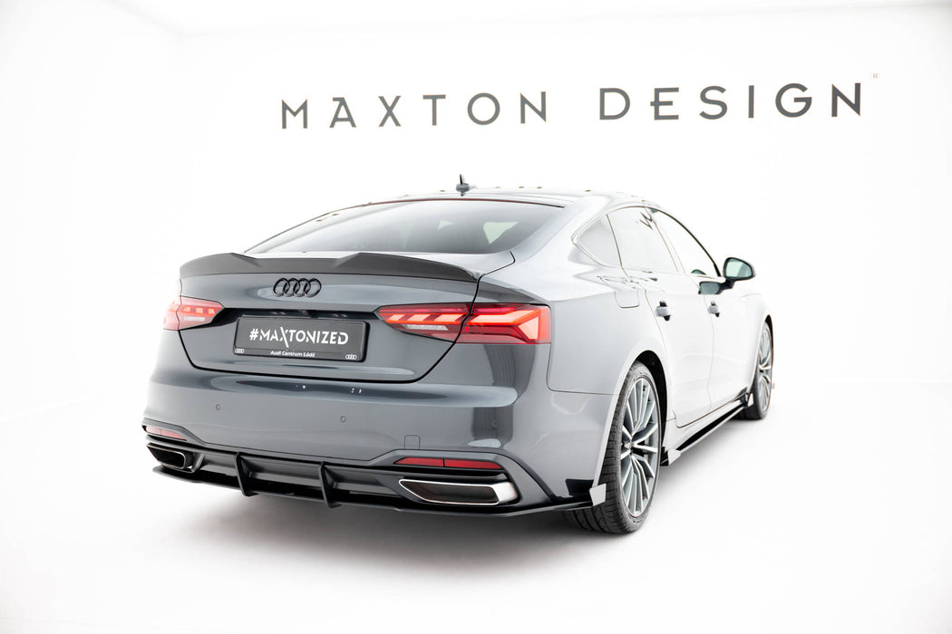 Maxton Design Street Pro Rear Diffuser + Flaps Audi A5 F5 Facelift