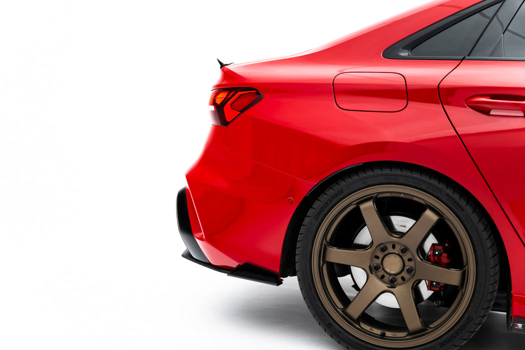 Maxton Design Street Pro Rear Diffuser + Flaps Audi RS3 Sedan 8Y Facelift
