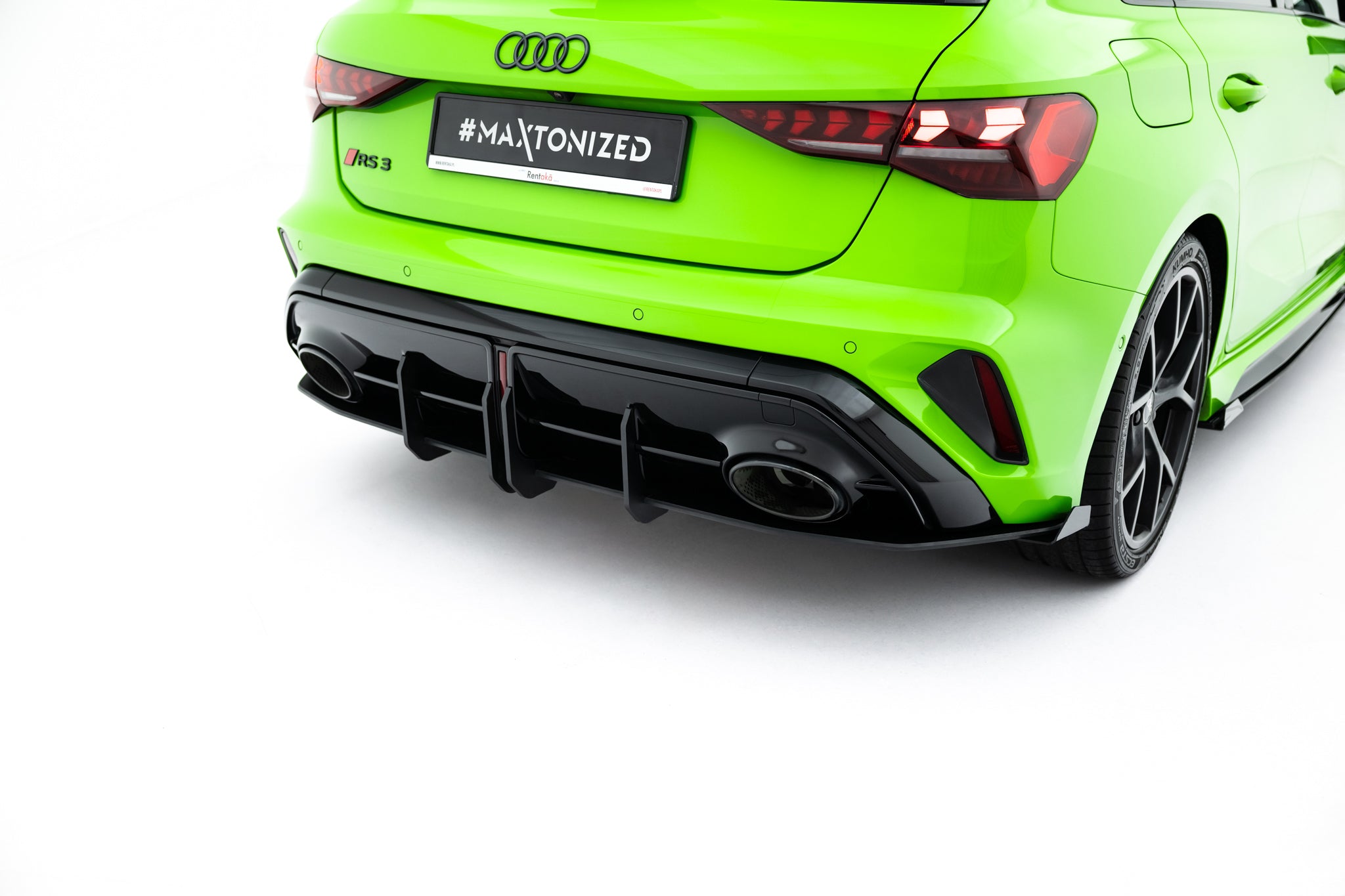 Street Pro Rear Diffuser + Flaps Audi RS3 Sportback 8Y Facelift | M ...
