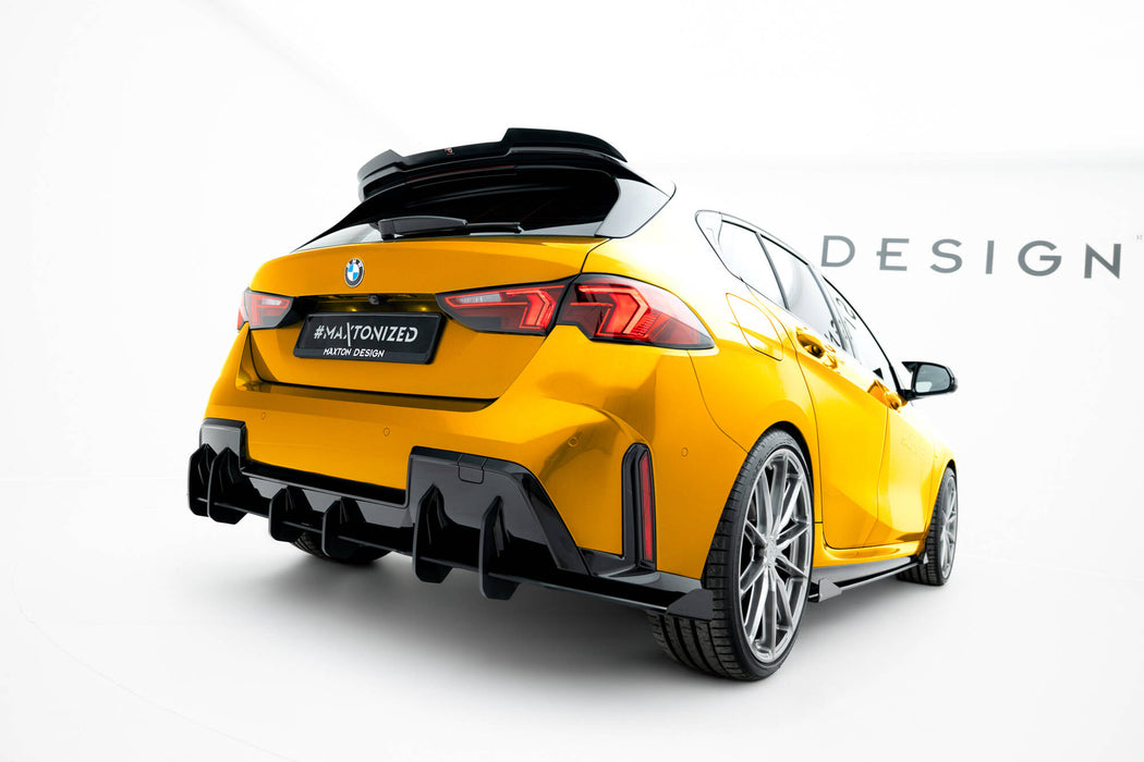 Maxton Design Street Pro Rear Diffuser + Flaps BMW 1 M-Pack F70