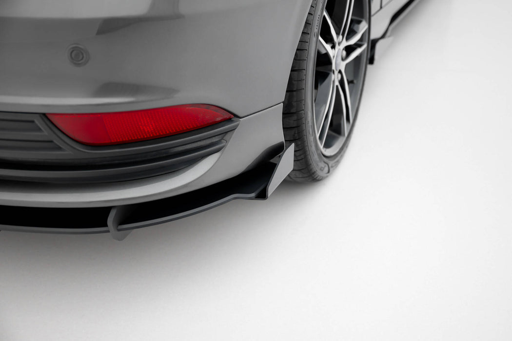 Maxton Design Street Pro Rear Diffuser + Flaps Ford Focus ST Mk3 Facelift