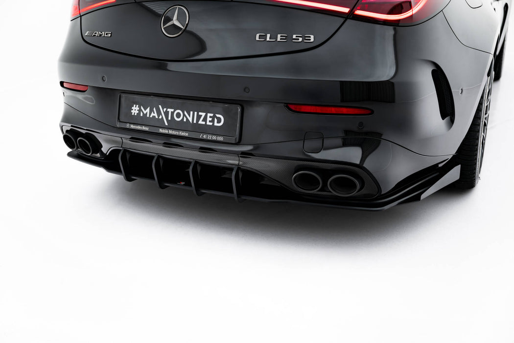 Maxton Design Street Pro Rear Diffuser + Flaps Mercedes-AMG CLE 53 C236