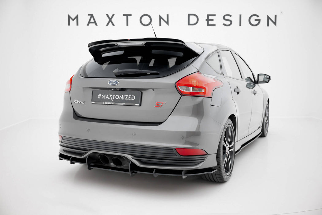 Maxton Design Street Pro Rear Diffuser Ford Focus ST Mk3 Facelift