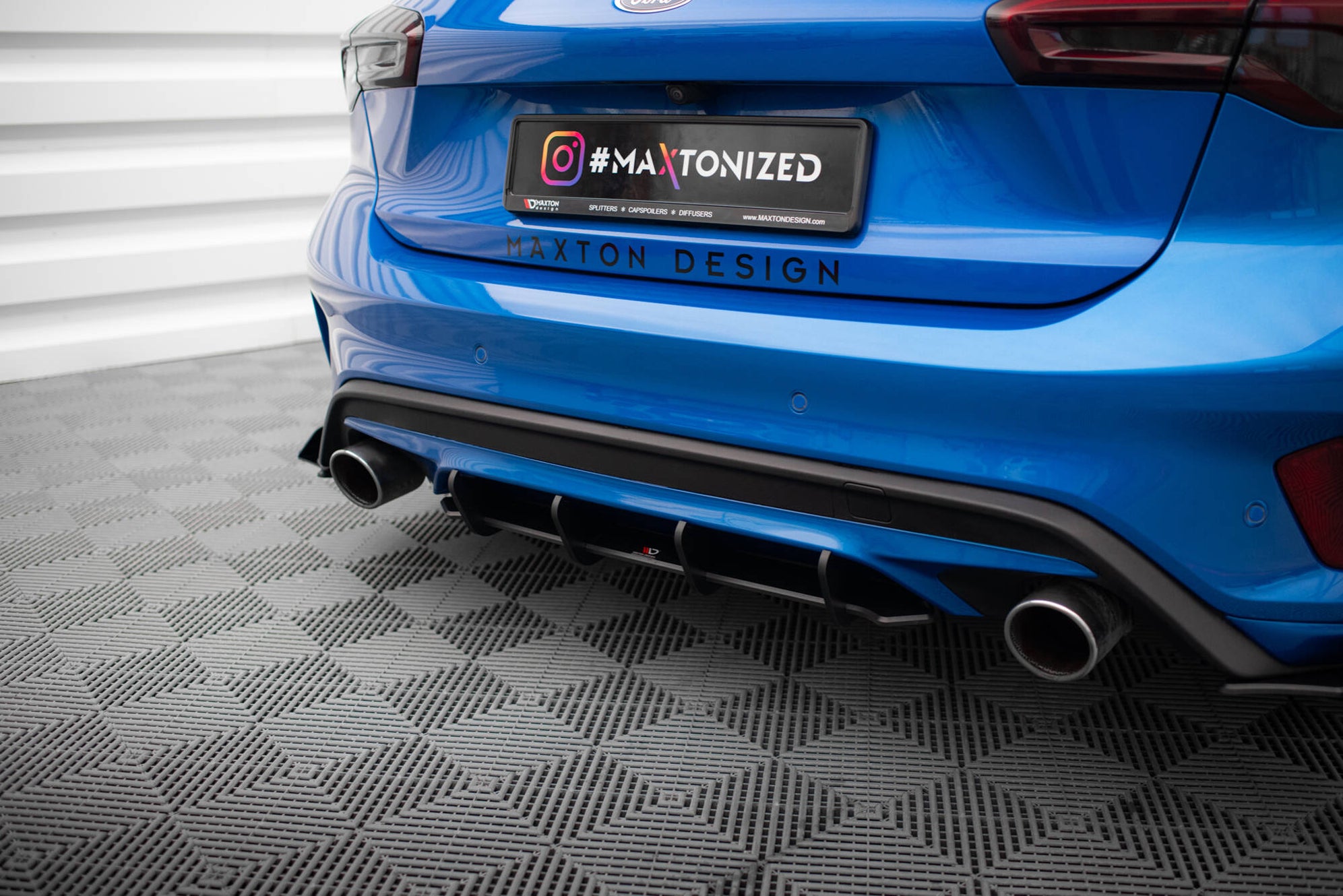 Focus St Side Rear Diffuser Maxton Design Street Pro Rear Diffuser Ford Focus ST Mk4 — Maxton Design AU
