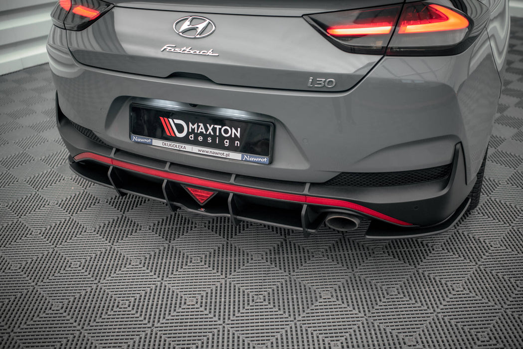 Maxton Design Street Pro Rear Diffuser Hyundai I30 Fastback N-Line Mk3 Facelift