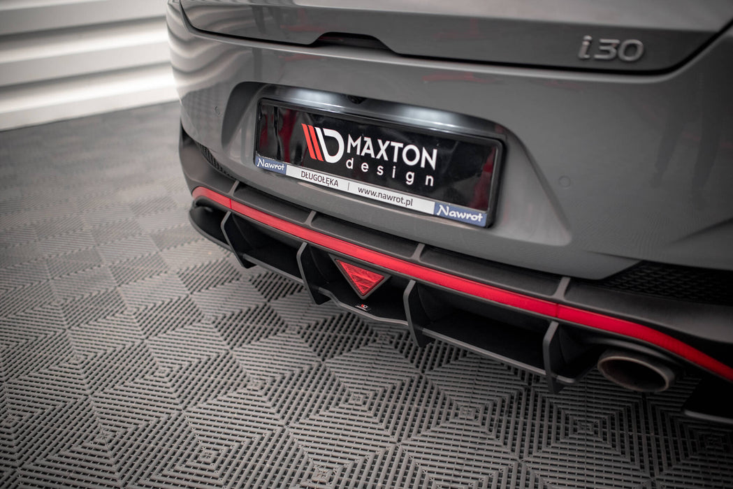 Maxton Design Street Pro Rear Diffuser Hyundai I30 Fastback N-Line Mk3 Facelift