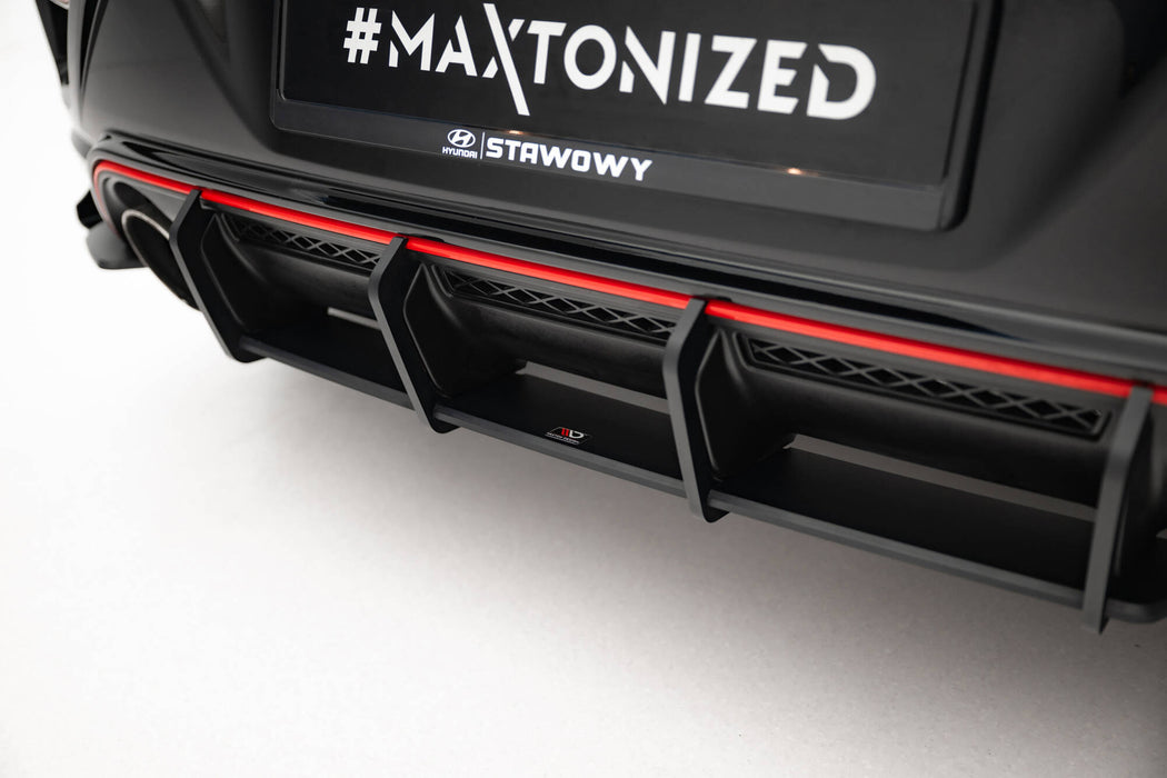 Maxton Design Street Pro Rear Diffuser Hyundai Veloster N Mk2
