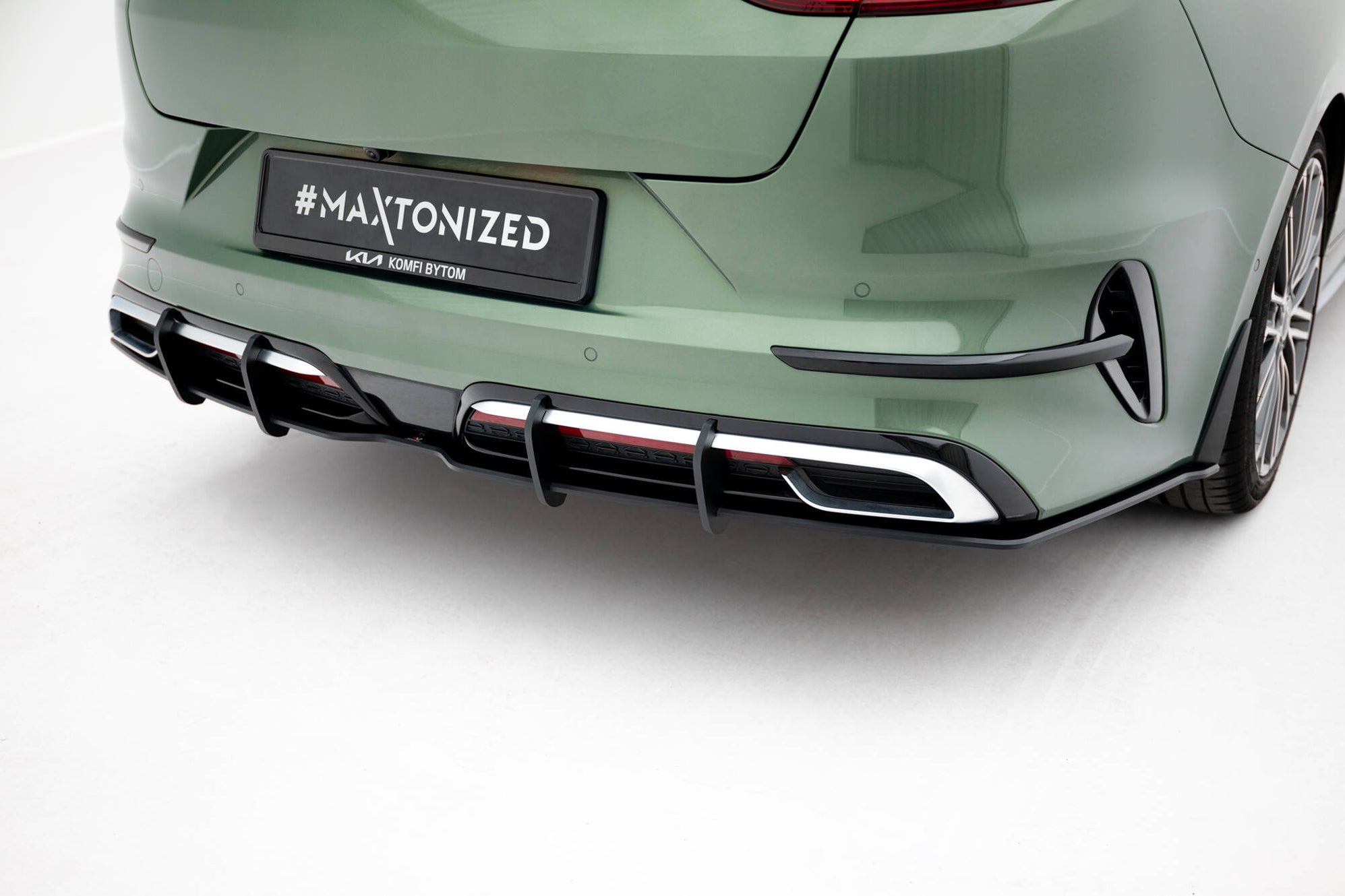 Maxton Design Street Pro Rear Diffuser Kia Proceed GT-Line Mk1 Facelif ...