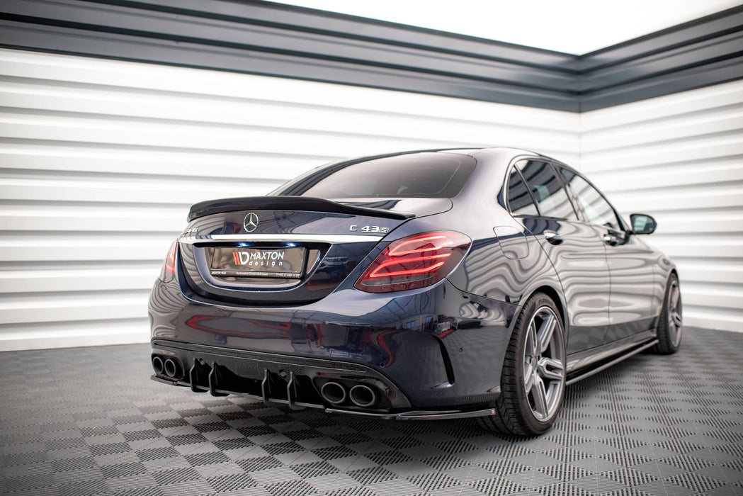 Maxton Design Street Pro Rear Diffuser Mercedes-AMG C 43 Sedan W205 Facelift