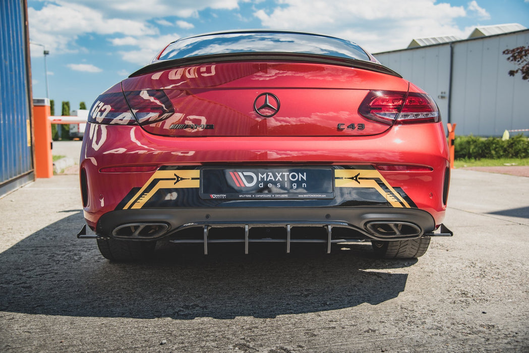 Maxton Design Street Pro Rear Diffuser Mercedes-AMG C43 Coupe C205