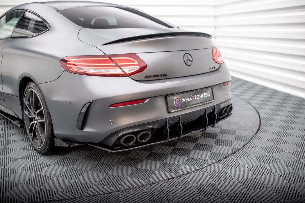 Maxton Design Street Pro Rear Diffuser Mercedes-AMG C43 Coupe / Cabrio C205  Facelift / A205 Facelift