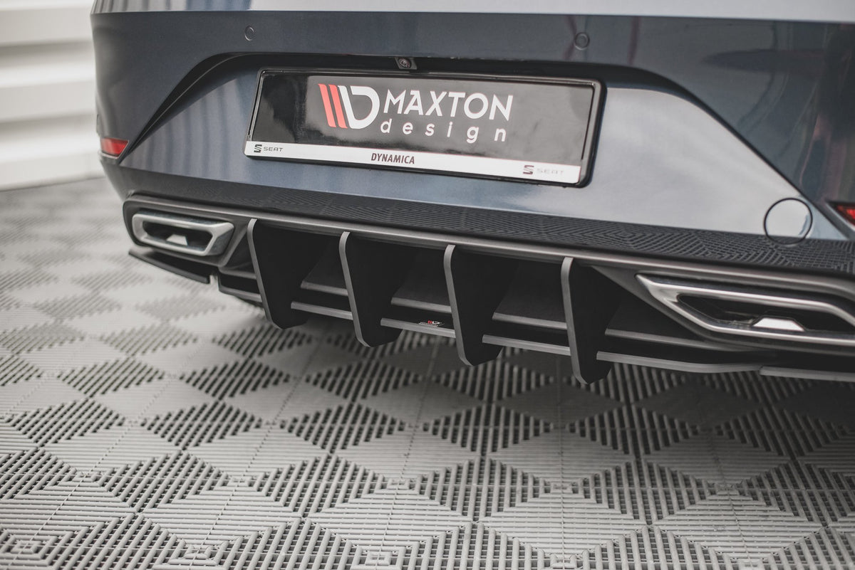 Maxton Design Street Pro Rear Diffuser Seat Leon FR Hatchback Mk4 ...