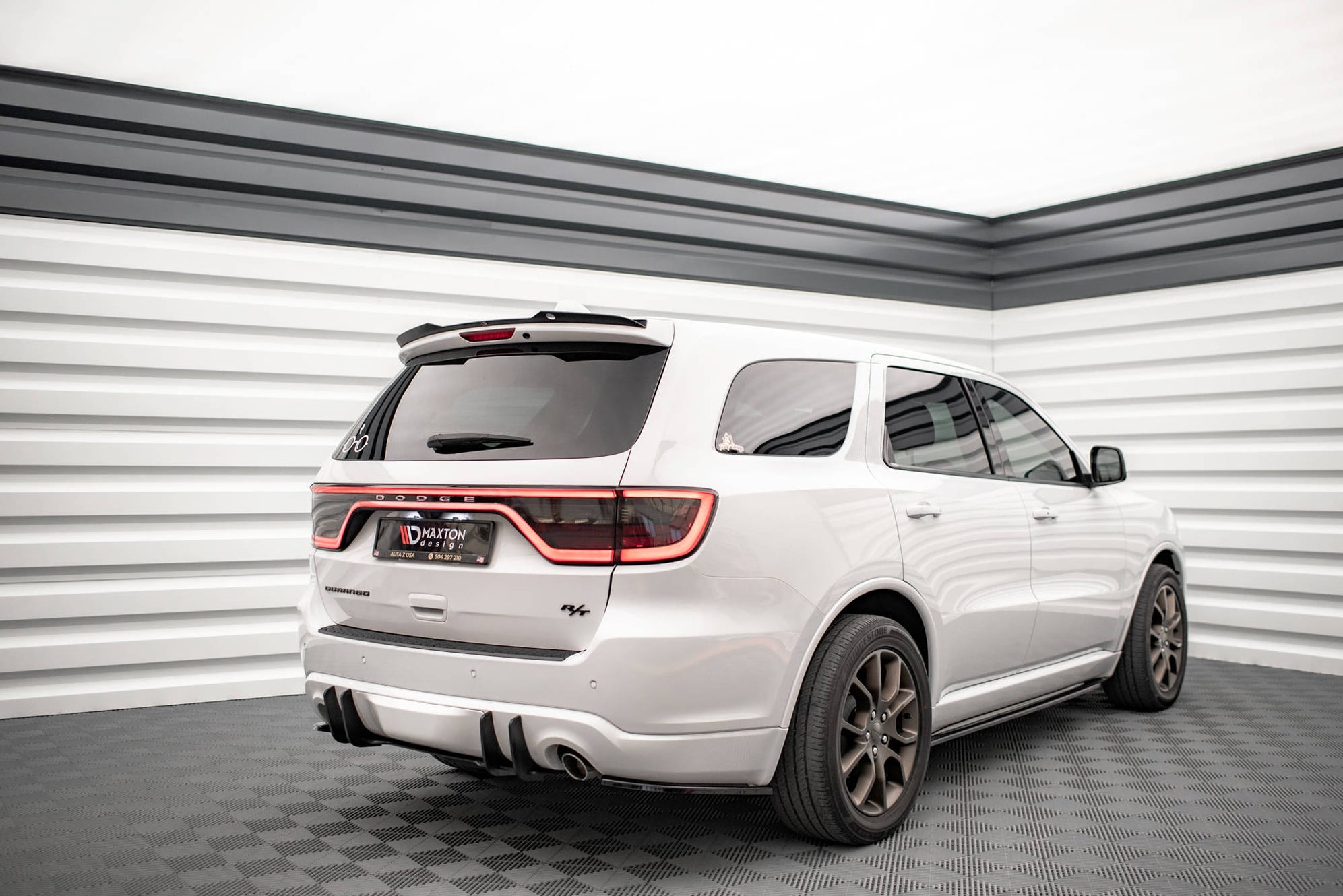Maxton Design Street Pro Rear Diffuser V.1 Dodge Durango RT Mk3 ...