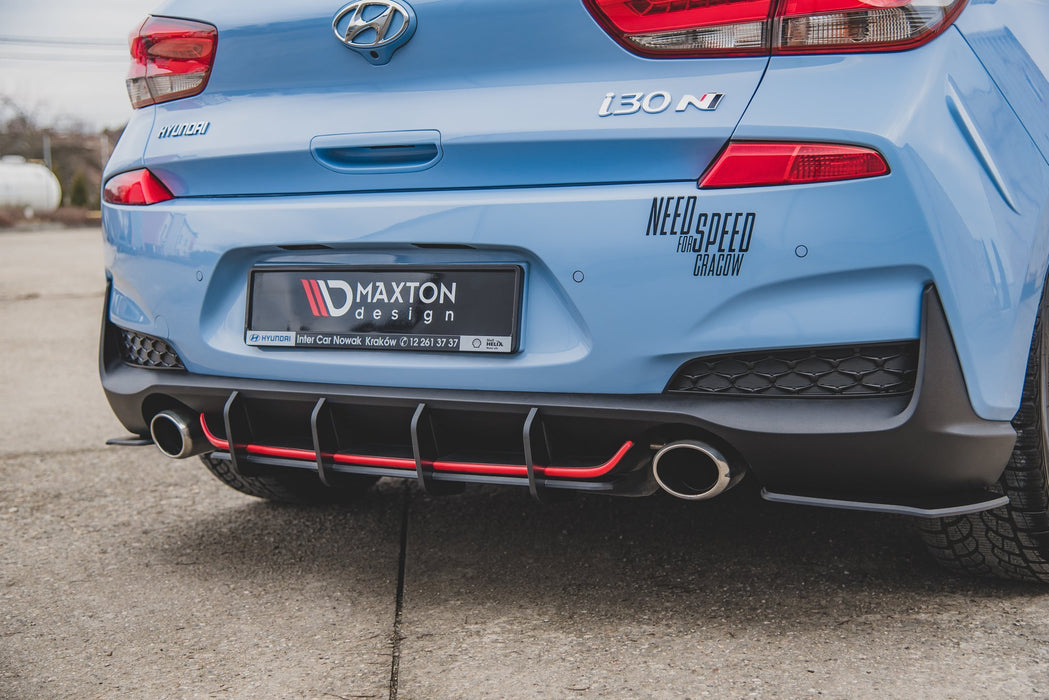 Maxton Design Street Pro Rear Diffuser V.1 Hyundai I30 N Mk3 Hatchback