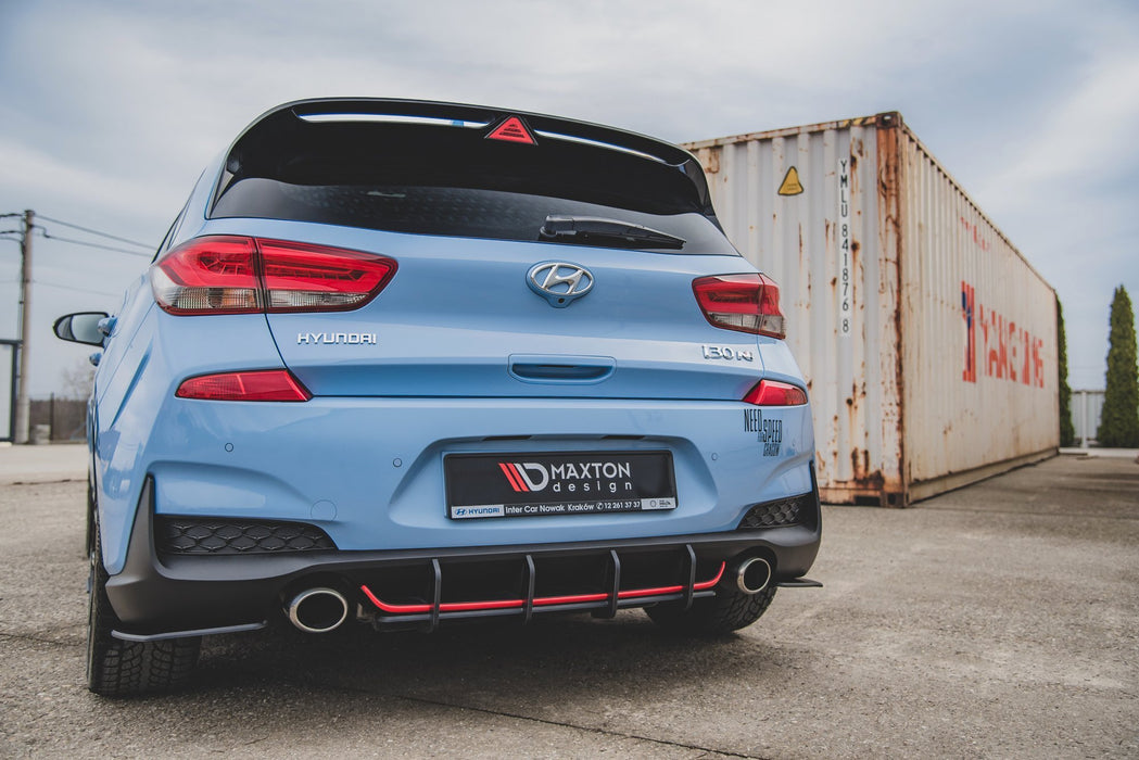 Maxton Design Street Pro Rear Diffuser V.1 Hyundai I30 N Mk3 Hatchback