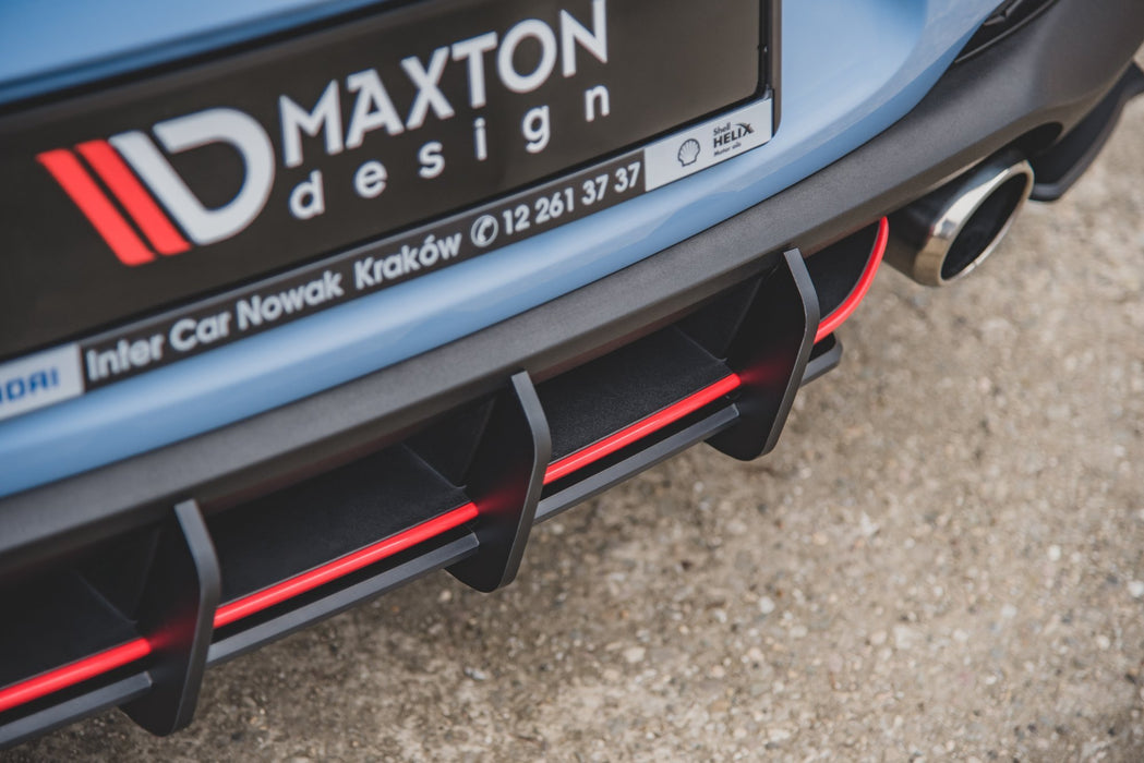 Maxton Design Street Pro Rear Diffuser V.1 Hyundai I30 N Mk3 Hatchback