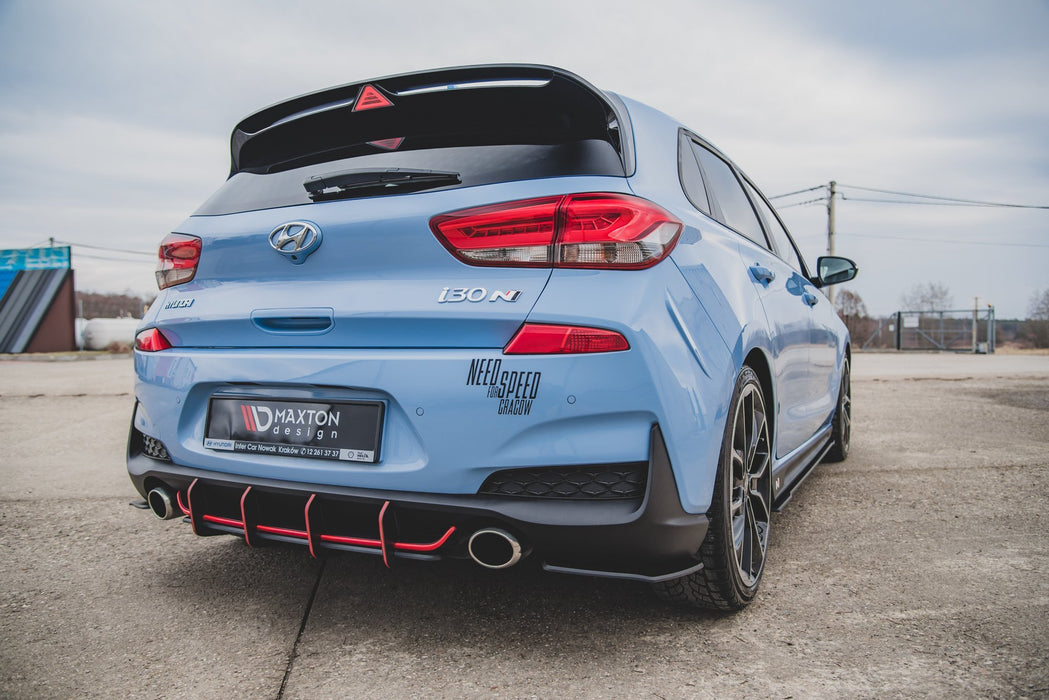 Maxton Design Street Pro Rear Diffuser V.1 Hyundai I30 N Mk3 Hatchback