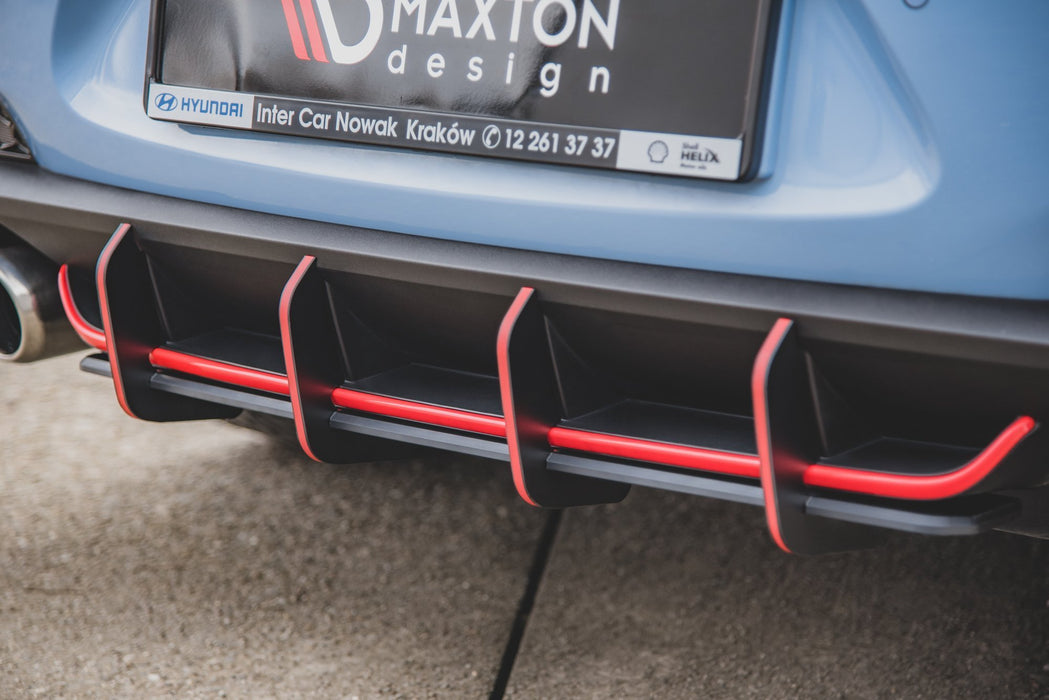 Maxton Design Street Pro Rear Diffuser V.1 Hyundai I30 N Mk3 Hatchback