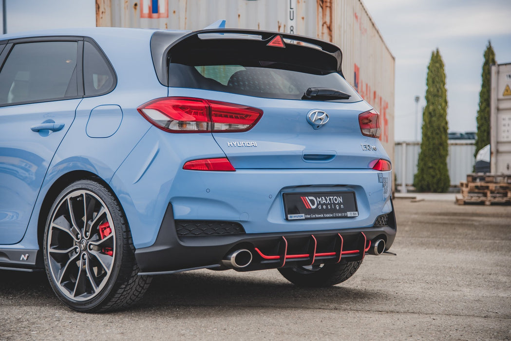 Maxton Design Street Pro Rear Diffuser V.1 Hyundai I30 N Mk3 Hatchback